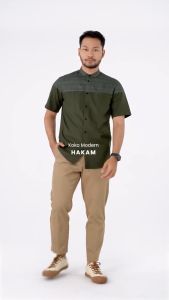 Hakam Fadkhera: Baju Koko Pria Dewasa Kemeja Koko Lengan Pendek & Panjang