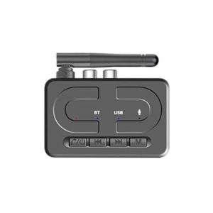MEUYAG Bluetooth 6.0 Bộ Thu Âm Thanh 3.5mm Aux RCA Bộ Chuyển Đổi Không Dây Có Mic HIFI Stereo Cho Loa Ô Tô Amp USB Hỗ Trợ Đĩa U