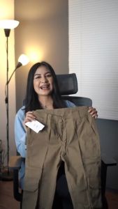 GRACIOUSTYLE - Celana Cargo PDL Kempol Kargo Panjang Pria Banyak Kantong Samping Katun Hitam Grey Mocca S M L XL