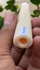 once pipa gading gg asli lokal panjang 10cm model oval bening mulus asli