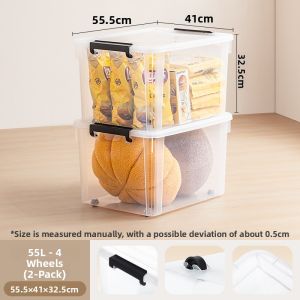 Citylong | Large Thickened Storage Box With Wheels
