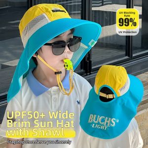 YANZHAI | UV Protection Large Brim Sun Hat for Kids