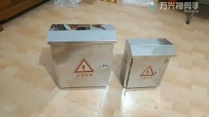 304 stainless steel distribution box outdoor rain-proof high-voltage wiring box control landing cabinet monitoring hoop box customized