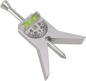 Pipe Center Finder Safety Pipe Marker Centering Tool for Measure Pipes 0.5" and Up 4" Y Type Head Fitted with Adjustable Dial