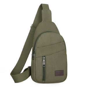 Summer Casual Mens Backpack Crossbody Trendy Brand Single Shoulder Canvas Small Bag Fashionable Waist Bag for Men