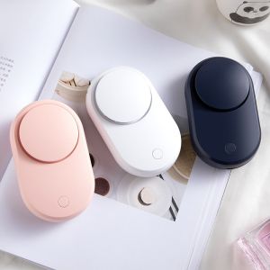 Mini Fan Cute Portable Hanging Neck Fan USB Rechargeable Air Cooling Fan Eyelash Drying Fan