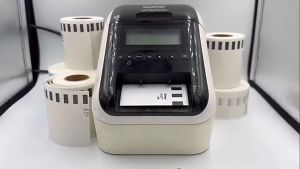 Label Tape Printer Brother Thermal Paper Refill DK-22205 DK-22210 DK22212 DK22214: Refil Etiket Label Kertas Termal Continuous Kompatibel dengan Printer Brother P Touch QL