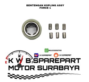 BENTENGAN KOPLING GANDA ASSY FORCE 1  CAGE BOSH CLUTCH PELORAN RUMAH GANDA ALFA / F1 / FIZ/ FIZR