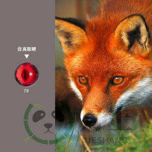 Original DIY Handmade Doll Accessories Wool Felt Poke Excellent Artificial Animal Dogs and Cats Eyes Glass Eye Firefox