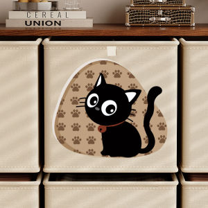 Middle-Aged Style Storage Box Bedroom Bedside Cabinet Utility Basket TV Cabinet Miscellaneous Items Organizer Household Essential