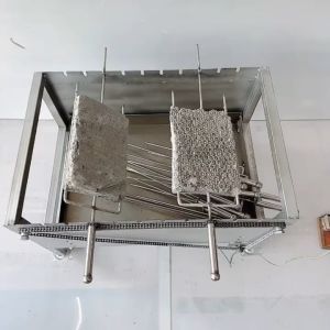 Máy nướng thịt chả gà vịt quay tự động 10 xiên Thép - KHÔNG QUẠT THỔI - Tặng kèm 10 xiên đơn và 2 xiên 3 inox .