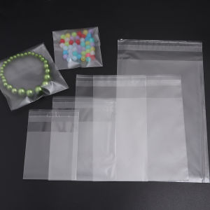 100pcs/lot OPP Frosting Transparent Self-adhesive Bag For Candy Cookie Storage Bag Beads Jewelry Gifts Packaging Bag