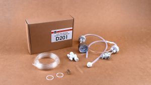 DIY CO2 Generator System Kit with Pressure Gauge Air Flow Adjustment Valve Water Plant Aquarium Carbon Dioxide Diffuser