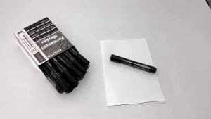 Permanent Marker CJ-8004 Bullet Tip Pentel Pen Black Markers School & Office Supplies MKB-04-05
