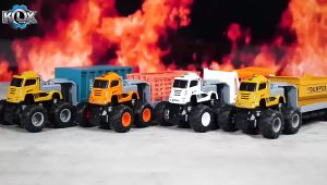 Alloy Diecast Truck Container Lorry Truck Dumper Play Vehicle Collection Car Model Toy Kids Birthday Gifts Mainan Budak (3172)