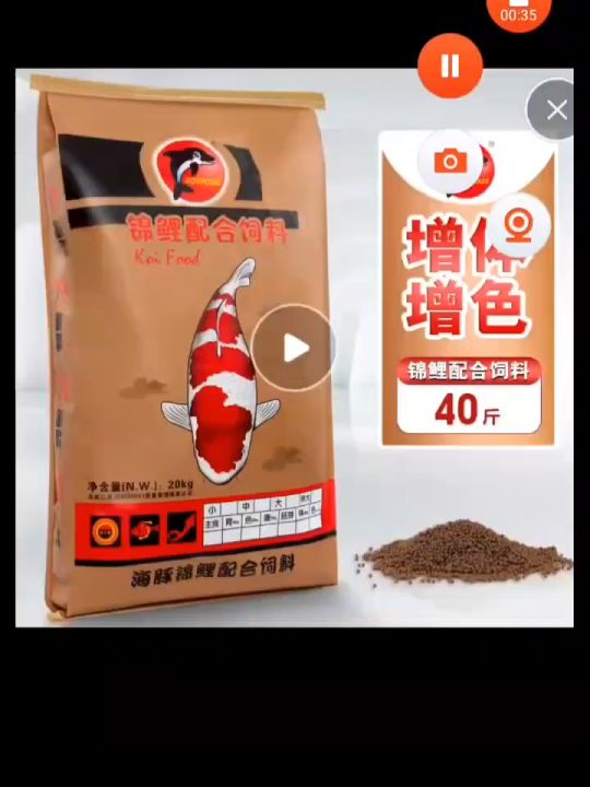 High Protein Porpoise Koi Food 1kg REPACK (Floating&Sinking) Koi