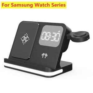 6 In 1 Wireless Charger Stand For iPhone Samsung S23 S22 Ultra Note Fold Galaxy Watch 5 4 Active Buds Fast Charging Dock Station