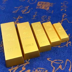 Thanh vàng cây nguyên khối Mạ Vàng - 5 Size trang trí Phong Thủy