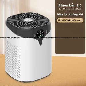 Máy Lọc Không Khí HEPA Với Công Nghệ Ion Âm Cho Phòng Lớn Loại Bỏ Bụi Lông Thú Cưng Khói Bụi Khử Mùi Máy Lọc Không Khí Chạy Bằng USB Với Điều Chỉnh Tốc Độ Đa Năng
