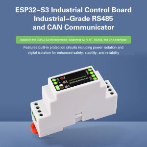 ESP32-S3-RS485-CAN 1-Channel WiFi and Bluetooth Relay Industrial Control Board RS485 and CAN Communicator Type-C Port