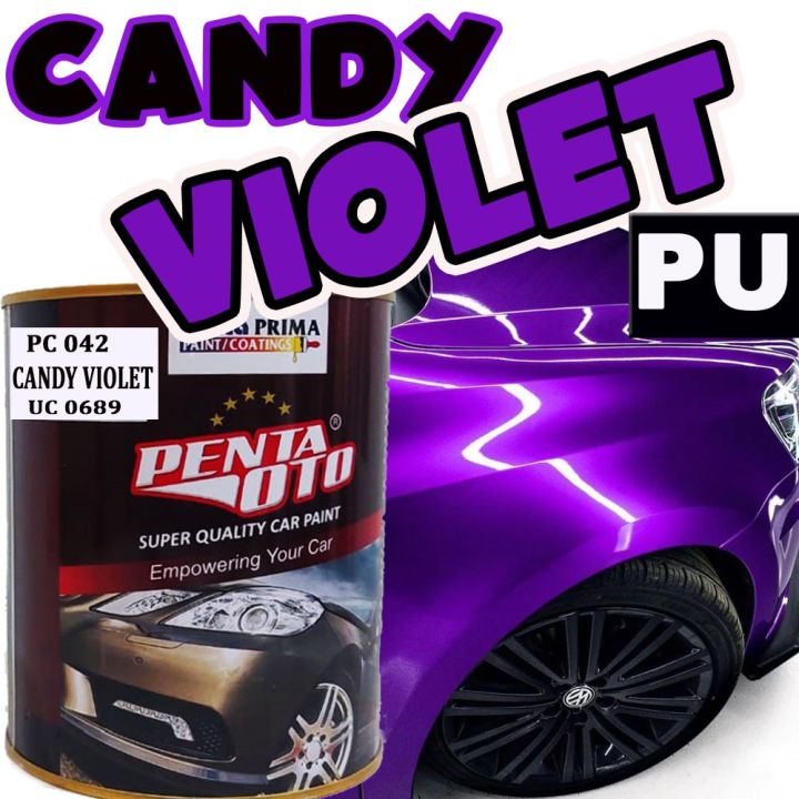 Cat Candy tone Violet Pu Cat Ungu Terang Cat candy cendi candy Violet Penta Oto 1kg