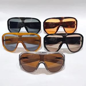New Fashon Oversized One-piece Shield Sunglasses For Women Men Big Windproof Sports Sun Glasses Men Trendy Shades UV400 Eyewear