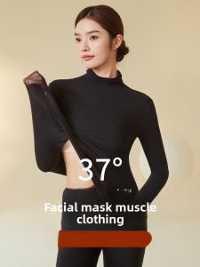 miiow | Warmth Ultra-Thin Thermal Underwear Set For Women High Neck Long Sleeve Long Pants Close-Fitting Autumn Style Base Layer Top