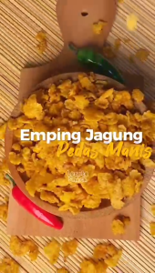 Emping Jagung 1KG Kiloan Murah Rasa Pedas Manis Jagung Geprek Camilan