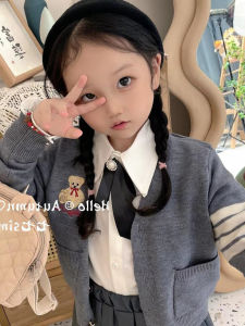 Fashionable Korean Style Bear College Jumper Set