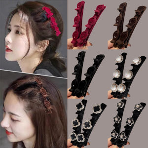 Princess Style Hair Clips Womens Side Bangs Duckbill Hair Accessories Sweet Style Fresh Outlined Fashionable Hair Decorations