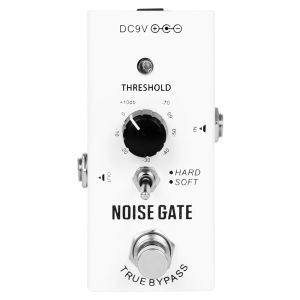 IRIN | EF-11 Noise Gate Guitar Effect Pedal Điện True Bypass Giảm Tiếng Ồn Núm Nhôm Phụ Kiện Guitar Trắng
