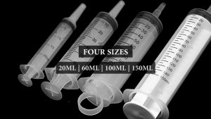 100-500ml Large Syringe Heavy Duty Big Size Plastic Syringe Pet Feeding Injection Syringe with Hose for Birds Dog Puppy