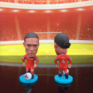 Football Star Mini Figurines Collectible Models Real Madrid Barcelona Liverpool Messi Cristiano Ronaldo Player Dolls Gifts