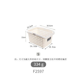 Large Capacity Laundry Hamper Portable Bathroom Dirty Clothes Storage Basket Dirt Basket Japanese Style Home Use F2596