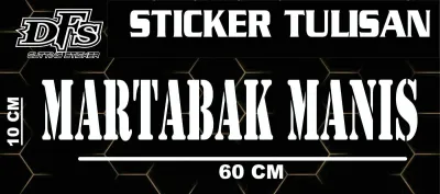 STICKER CUTTING MARTABAK MANIS