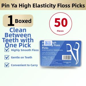 JINHUAN | Extra Fine Disposable Portable Dental Floss Picks