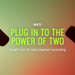 Shure MV7i & MV7X Podcaster Bundle MV7i Smart Microphone & Interface MV7X XLR Podcast Microphone