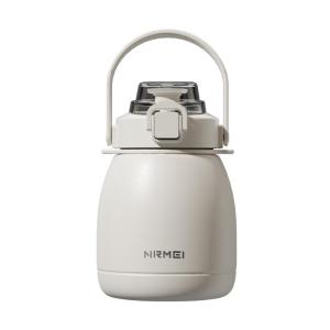 Large Capacity Portable Water Bottle with Tea Separation 2000ml