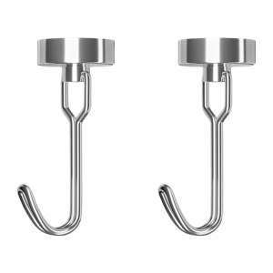 Strong Magnetic ตู้เย็นด้านข้างเหล็ก Absorption Hook ประตูด้านหลังแขวนผนัง Magnetic Traceless Strong แม่เหล็กตะขอกาว