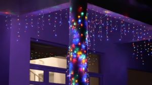 Solar 32M 300LED Copper Wired LED Light Lampu Raya Fairy Lights Outdoor Waterproof Light String Decoration Lamp