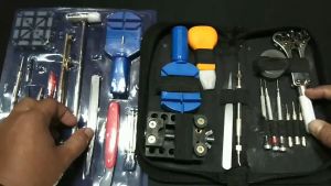 Perlengkapan Alat Perbaikan Tool Service Servis Pembuka Jam Tangan Arloji Watch Obeng Set Komplit Buat Service Jam Tangan