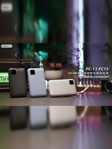 HENDO 3C Power Bank Portable Charger 22.5w Powerbank Fast Charging 20000mAh With Charging Cable Power Bank ccc certified power bank