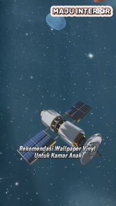 Wallpaper Vinyl Dinding Planet Antariksa Luar Angkasa Walpaper Murah untuk Kamar Anak Kids Toddler