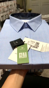 Áo sơ mi dài tay nam ARISTINO form suông nhẹ có túi vải sợi tre mềm mát thoáng khí ALS07502