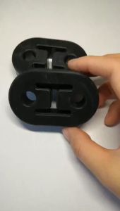 4pcs Car Exhaust Pipe Hanger Car Exhaust Muffler Bracket Bushing Tail Pipe Mount Rubber Holder