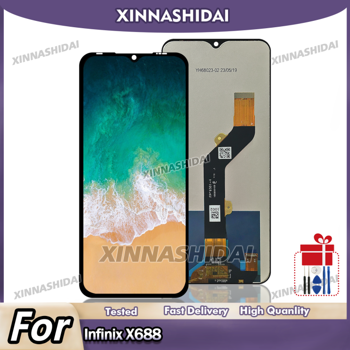 6.82" New for Infinix Hot 11 Play X688 LCD Display Touch Screen Digitizer Assembly Glass Panel Hot 11Play Replacement