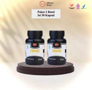 2 BOTOL TRIFOT KAPSUL PENGGEMUK BADAN BPOM HALAL ISI 30 KAPSUL MEMPERBAIKI NAFSU MAKAN