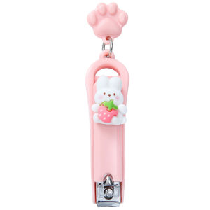 Portable Cute Cartoon Nail Clippers Single Pack Small Size for Adults And Children Home Use Cinnamon Dog Design High Aesthetic Value
