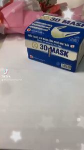 [HCM]Khẩu trang K 3D MASK kháng khuẩn công nghệ NHẬT BẢN hộp 50 CÁI
