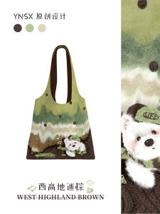 Large Capacity Canvas Bag Commuter Work Single Shoulder Bag Womens Style Casual Print Soft Handle Spring 2025 Online Exclusive